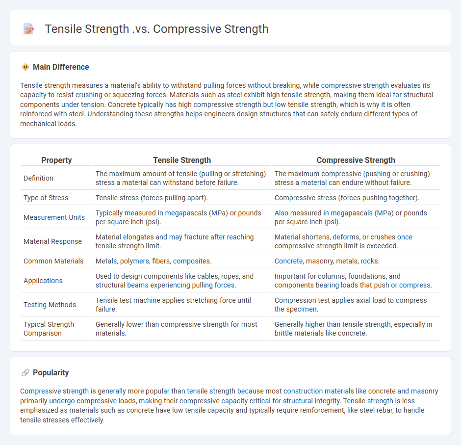 Tensile Strength vs Compressive Strength in Engineering - Key Differences and Applications