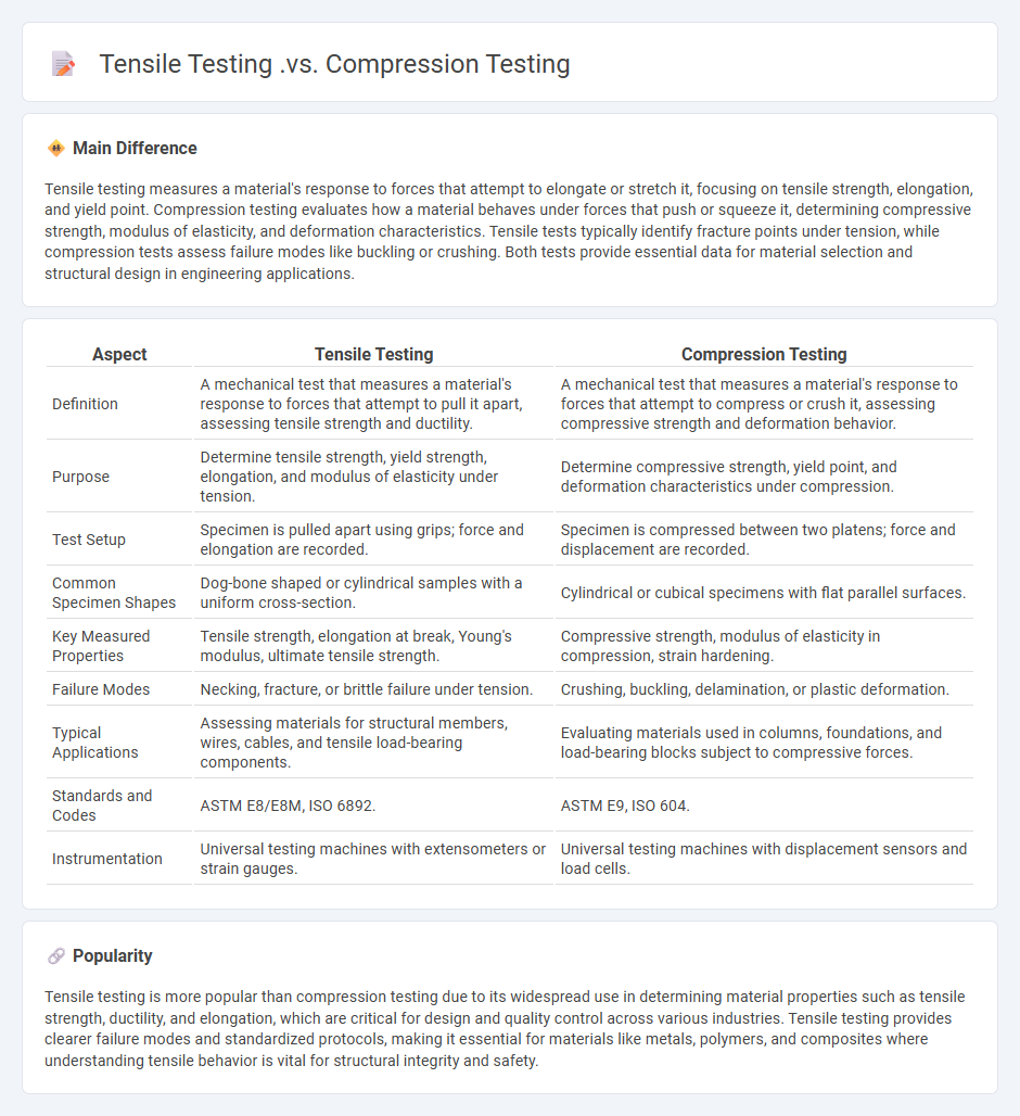 Tensile Testing vs Compression Testing in Engineering - Key Differences and Applications