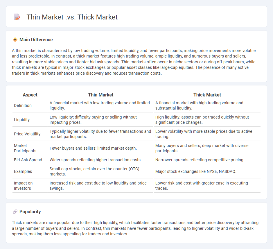 Thin Market vs Thick Market in Finance - Key Differences and Implications