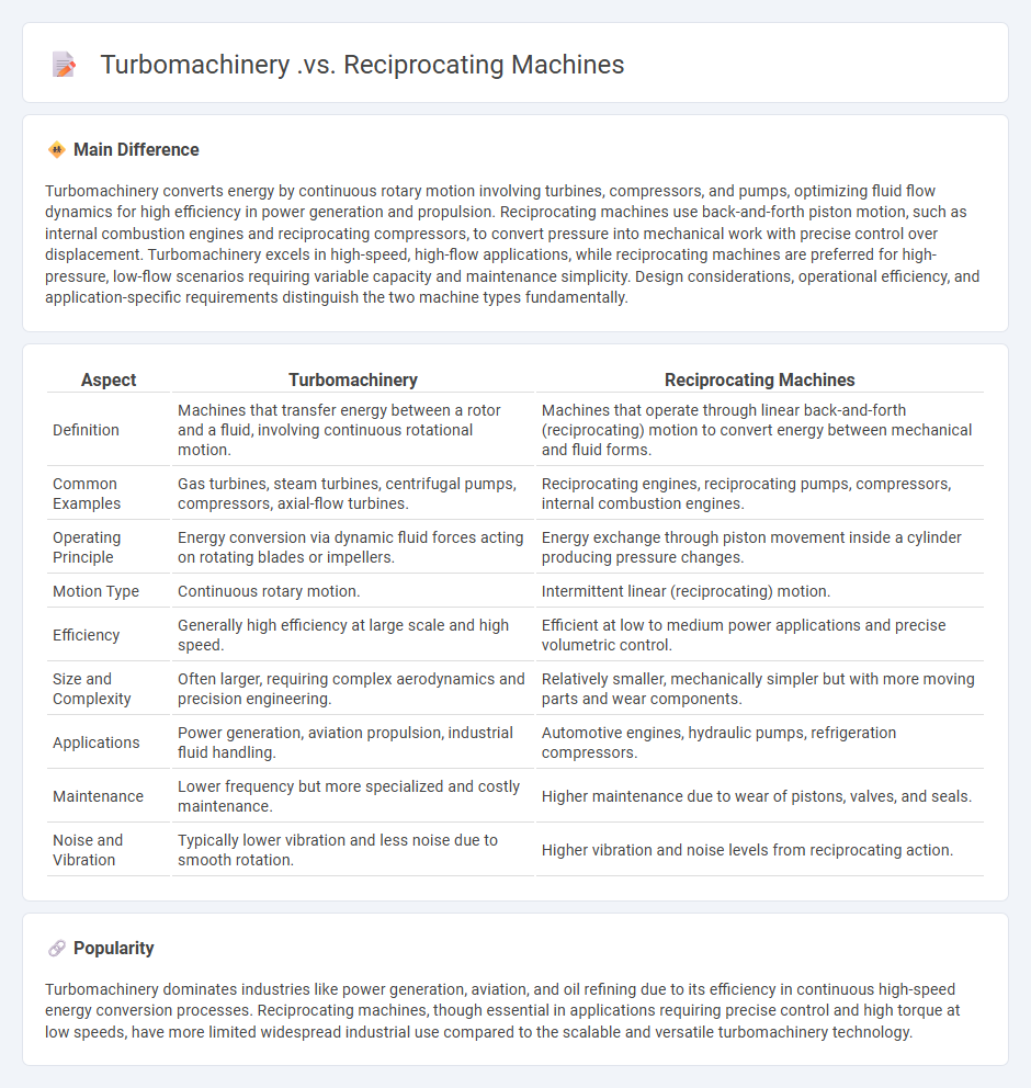Turbomachinery vs Reciprocating Machines Engineering - Key Differences and Applications