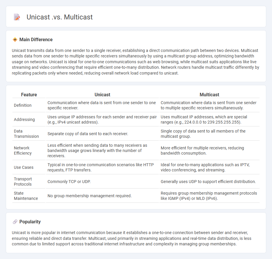 Unicast vs Multicast in Computer Networks - Understanding the Key Differences and Use Cases