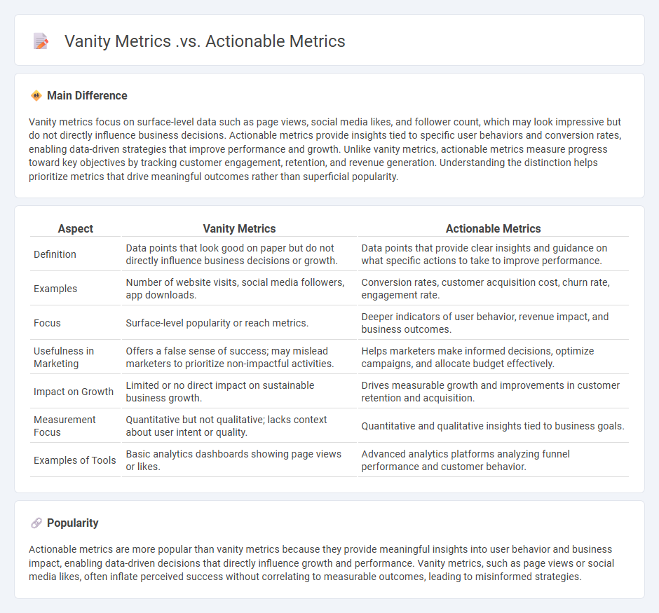 Vanity Metrics vs Actionable Metrics in Marketing - Understanding the Key Differences and Why Actionable Metrics Matter