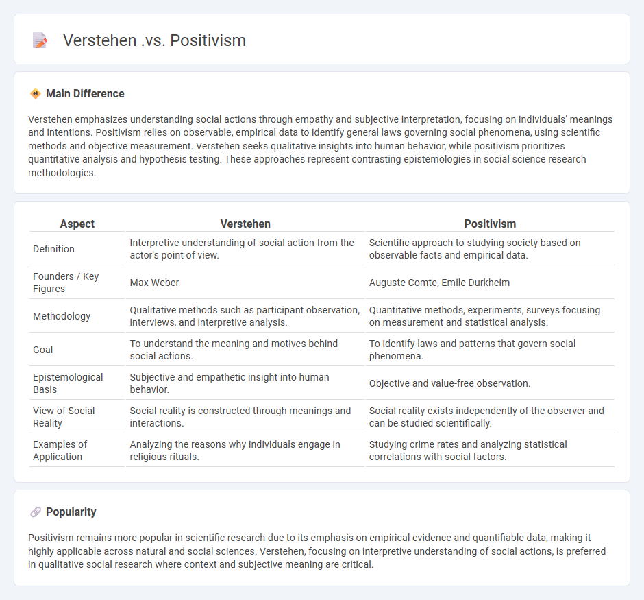 Verstehen vs Positivism in Sociology - Understanding the Key Differences