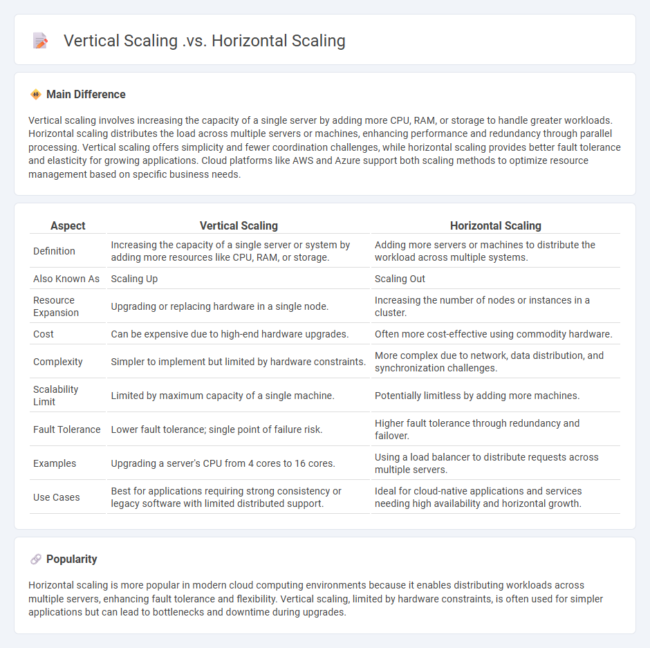 Vertical Scaling vs Horizontal Scaling in Computing - Key Differences and Use Cases