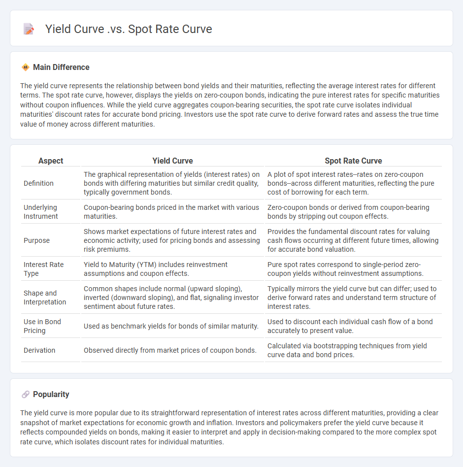 Yield Curve vs Spot Rate Curve in Finance - Key Differences and Applications