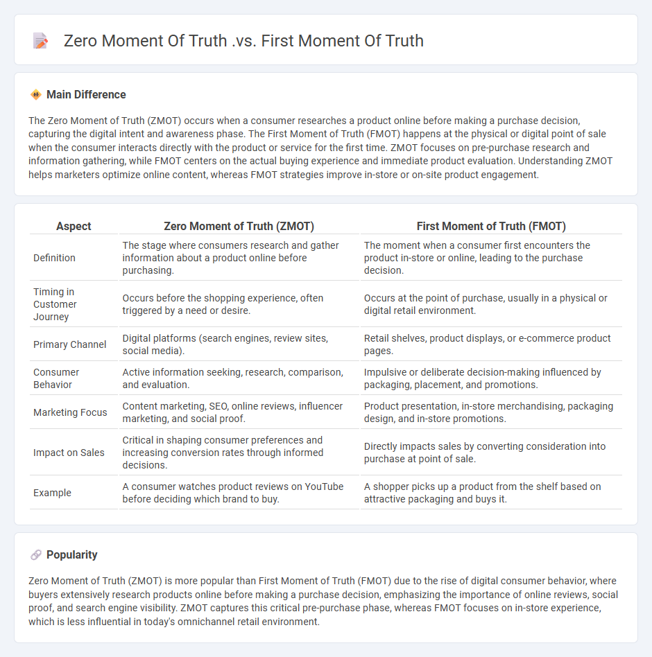 Zero Moment of Truth vs First Moment of Truth Marketing - Key Differences and Implications for Brands